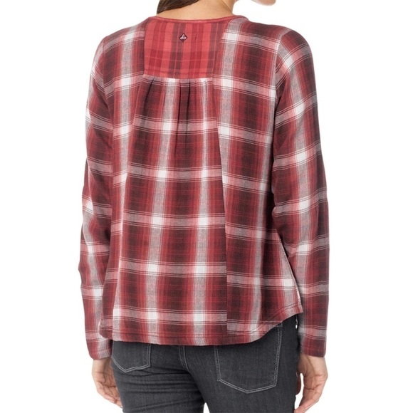 PrAna Red Francine Top, Size XS - Picture 2 of 9